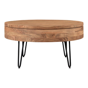Privado Storage Coffee Table in Natural Finish