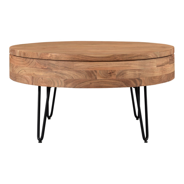 Privado Storage Coffee Table in Natural Finish