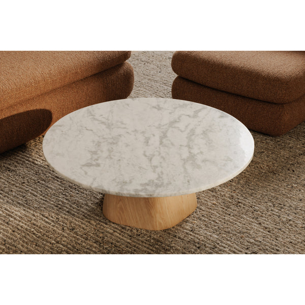 Moe's Evelyn Ashen Grey Matrix Coffee Table