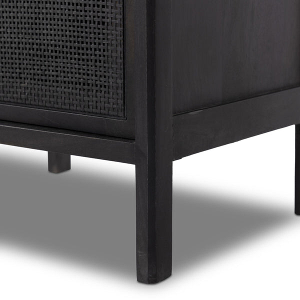 Sydney Nightstand - Black Wash