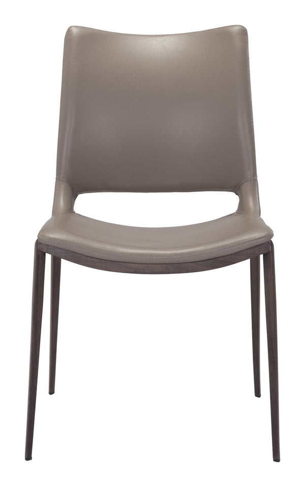 Ace Dining Chair (Set of 2) Brown & Walnut