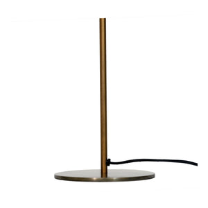 Moe's Trumpet Table Lamp Gold with Brass Finish