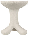 Laramy Fiber Cement Side Table in White
