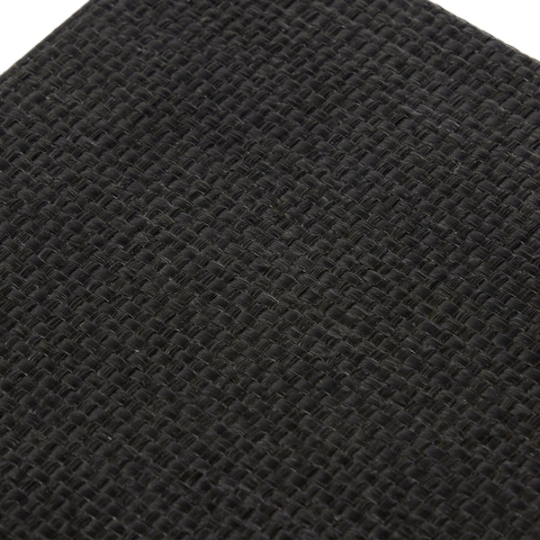 Fiona Nightstand In Black Raffia