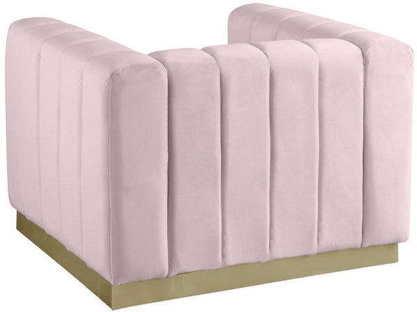 Francis Chair In Pink Velvet