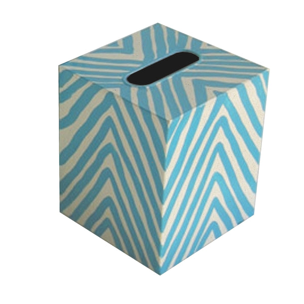 KLEENEX ZEBRA TURQUOISE & CREAM