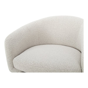 Franco Curved Chair in Oyster by Moe's