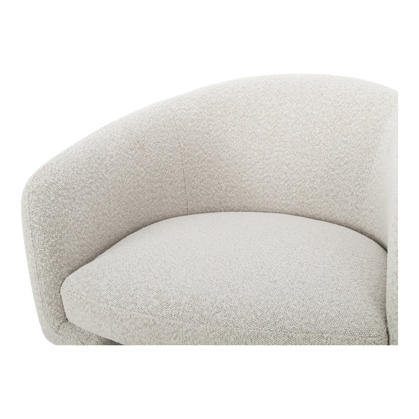 Franco Curved Chair in Oyster by Moe's