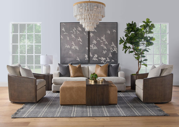 Dovetail Upholstered Coffee Table