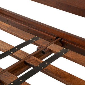 Cosmopolitan Queen Bed, Honey Brown