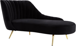 Josefina Chaise In Black Velvet