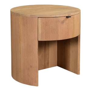 Moe's Theo One Drawer Nightstand in Natural Oak