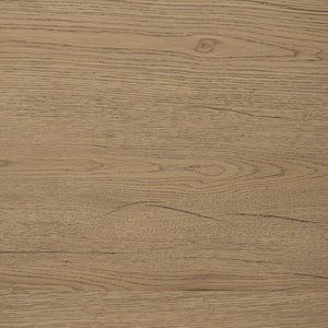 Isaac End Table In Rubbed Light Oak Veneer
