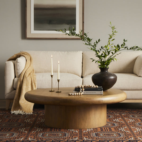 Zach Large Coffee Table In Burnished