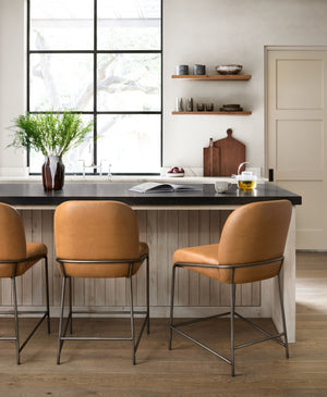 Astrud Stool In Sierra Butterscotch In Bar