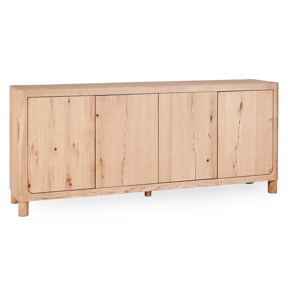 Orlando Solid Wood 4Dr Buffet - True Natural