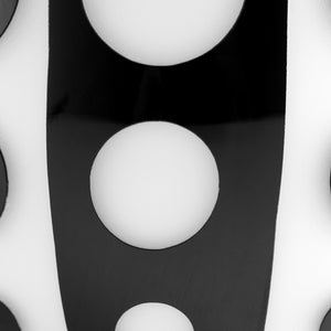 Medium Petroglyph Vase in Black and White