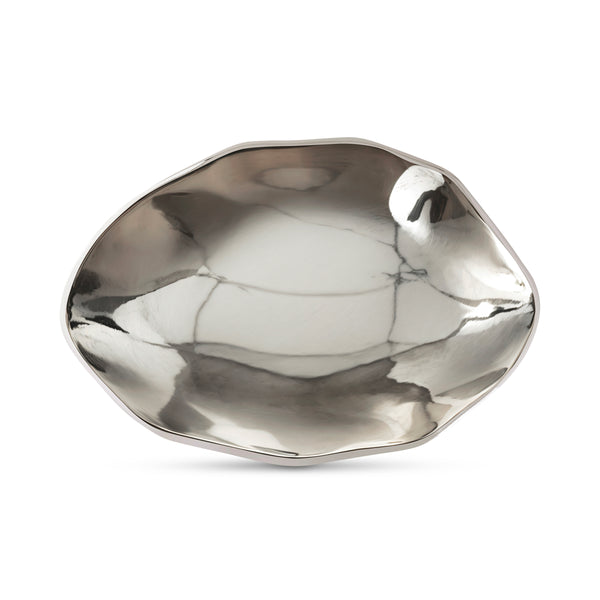 Moe's Forde Decorative Bowl in Silver