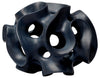 Ribbon Resin Decorative Sphere, Black