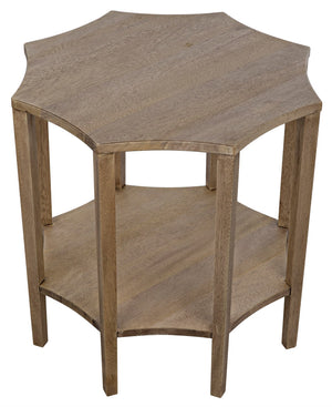 Ariana Side Table, Washed Walnut