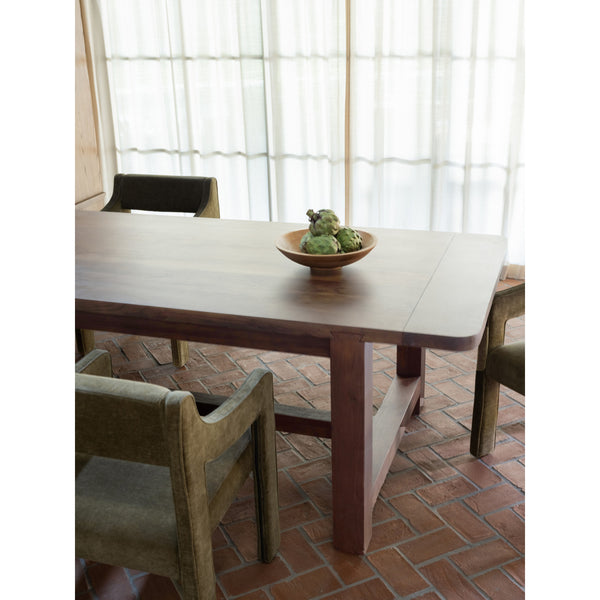 Moe's Wilson Dining Table Small Warm Brown