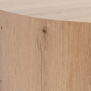 Layne Solid Wood Round Coffee Table with Casters
