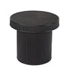 Taylor Bamboo Side Accent Table, Black
