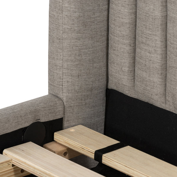 Montgomery Bed In Savile Flannel In Queen