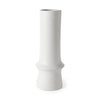 Laforge 17.3H White Ceramic Vase
