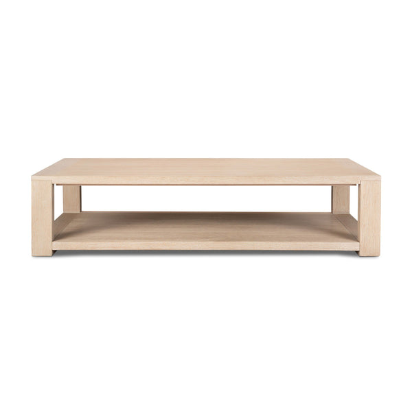 Thomas Coffee Table - Bleached Oak Veneer