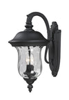 Armstrong Outdoor Wall Light in Black Finish
