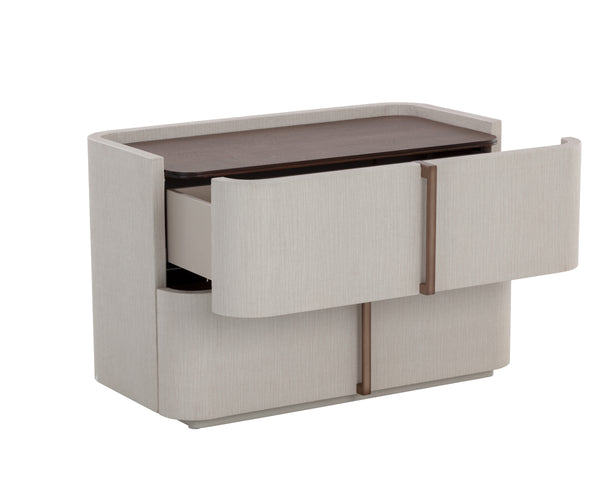 JAMILLE NIGHTSTAND - LARGE - CREAM