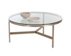 FLATO COFFEE TABLE - ANTIQUE BRASS
