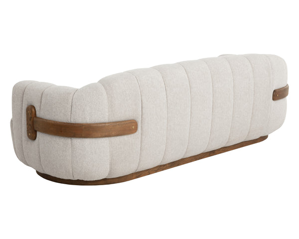 TADEO SOFA - WARM BROWN - DOVE CREAM