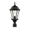 Wakefield Outdoor Post Light in Black Finish