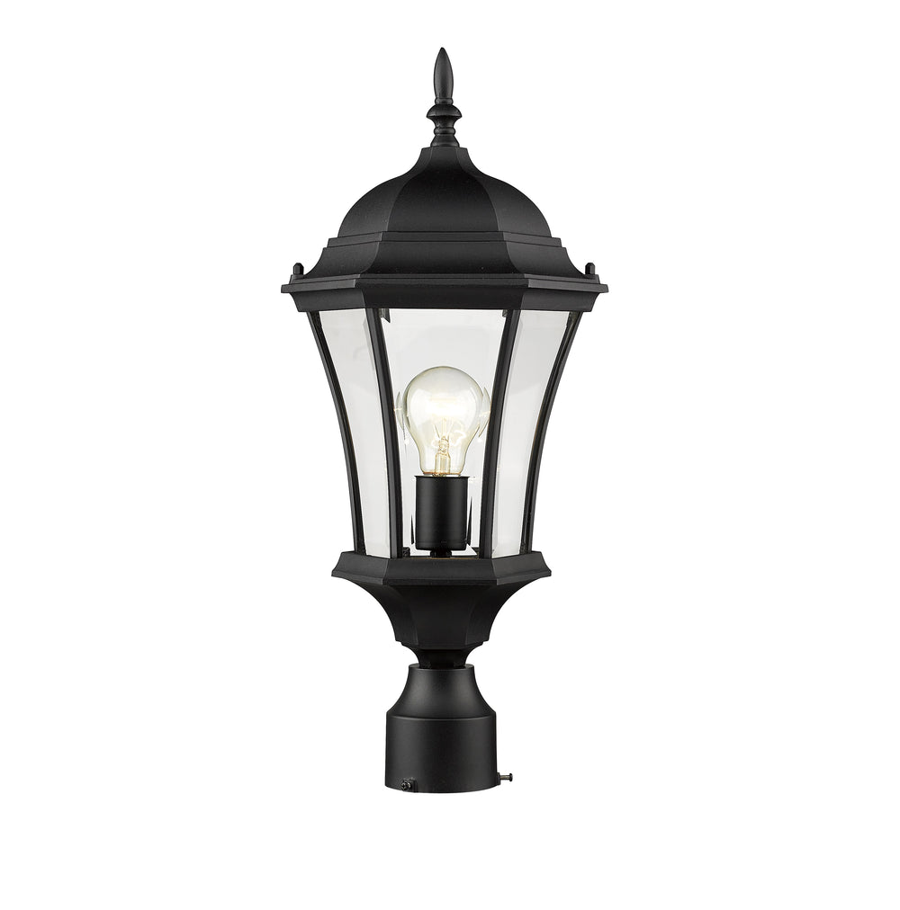 Wakefield Outdoor Post Light in Black Finish