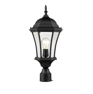 Wakefield Outdoor Post Light in Black Finish