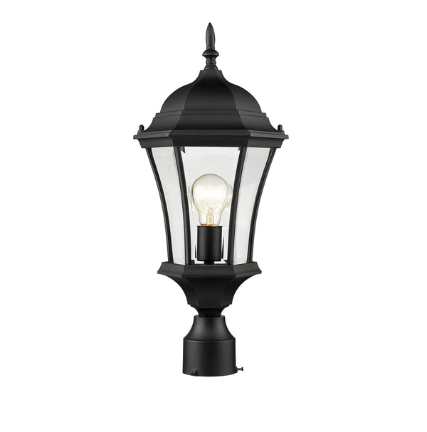Wakefield Outdoor Post Light in Black Finish