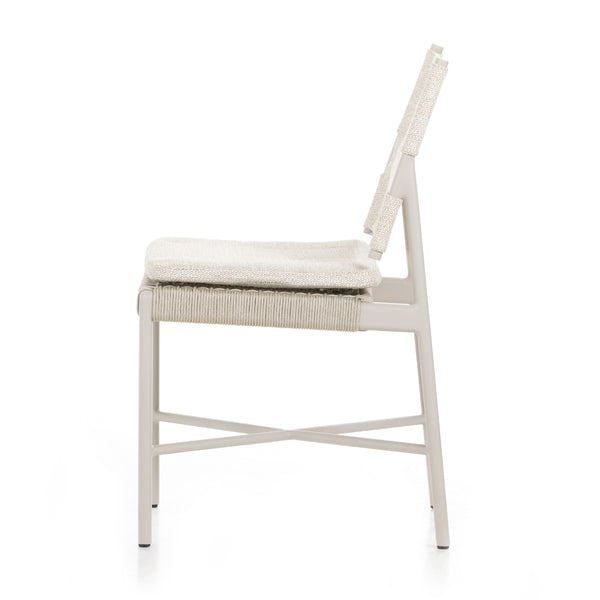 Miller Outdoor Dining Chair In Dove Taupe