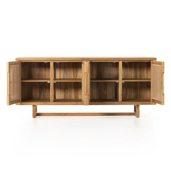 Merit Outdoor Sideboard In Natural Teak