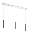 Forest 3 Light Island/Billiard in Chrome Finish