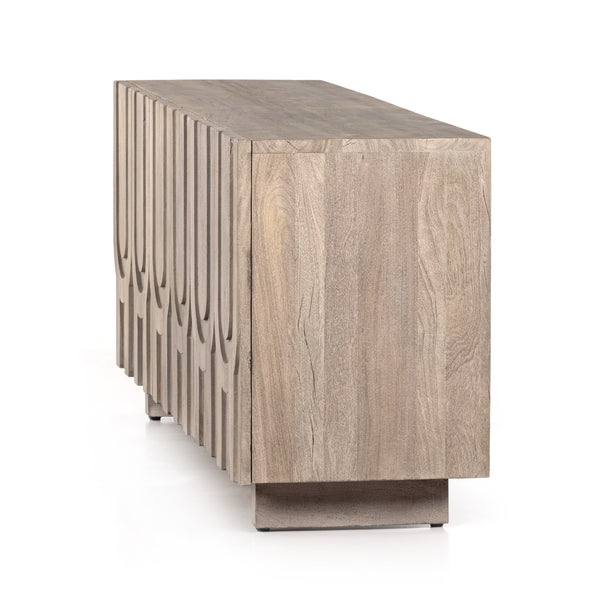Rivka Media Console In Aged Grey