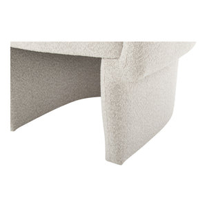 Franco Curved Chair in Oyster by Moe's
