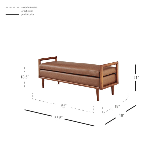 William KD PU Bench, Vintage Cider