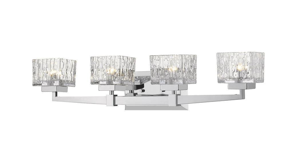 Rubicon 4 Light Vanity in Chrome Finish