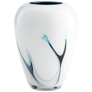 Deep Sky Vase in Blue and White