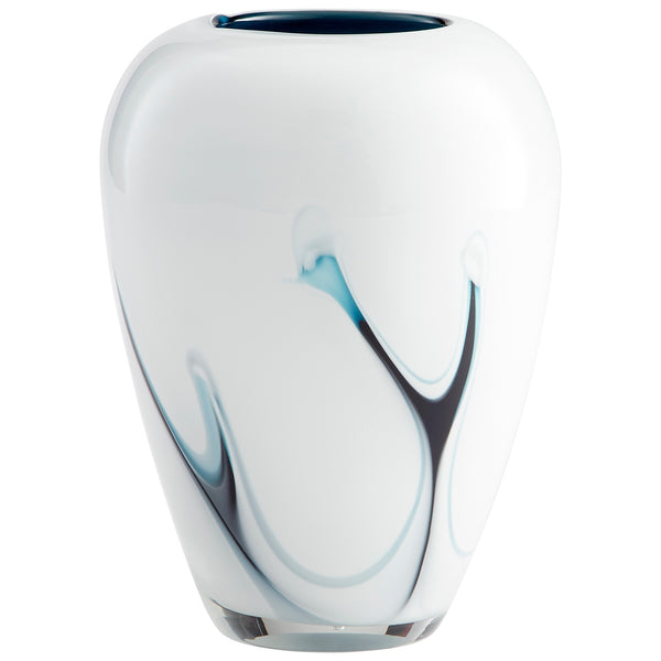 Deep Sky Vase in Blue and White