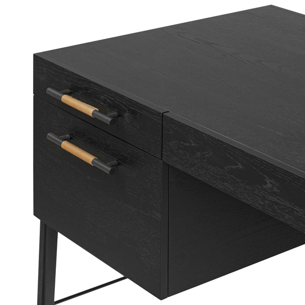 Rosedale Executive Writing Desk In Ebony Oak