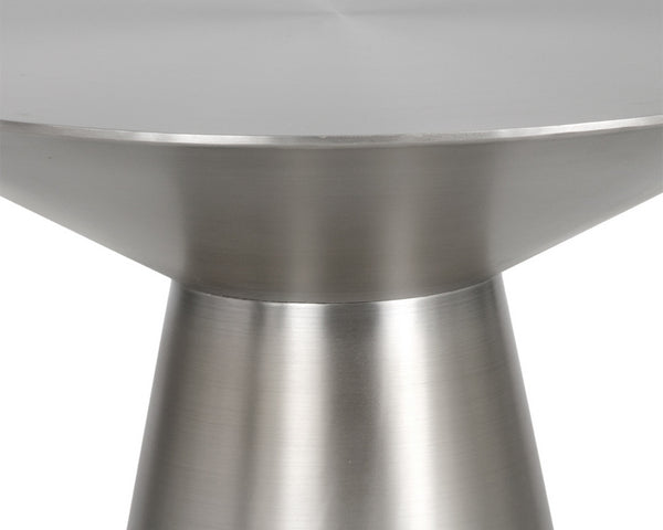 Carmel Side Table - Stainless Steel