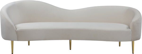 Bradford Sofa In Cream Velvet